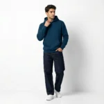 Blank Hoodie Dark Turkuaz